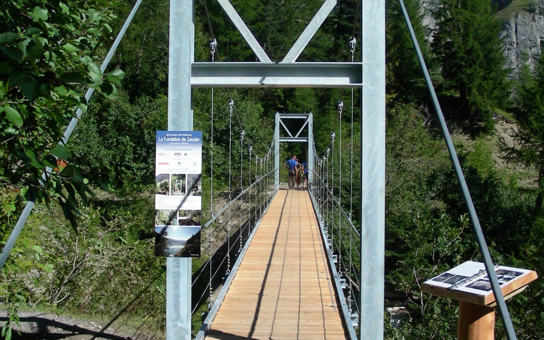 Construction d’une passerelle piétonne