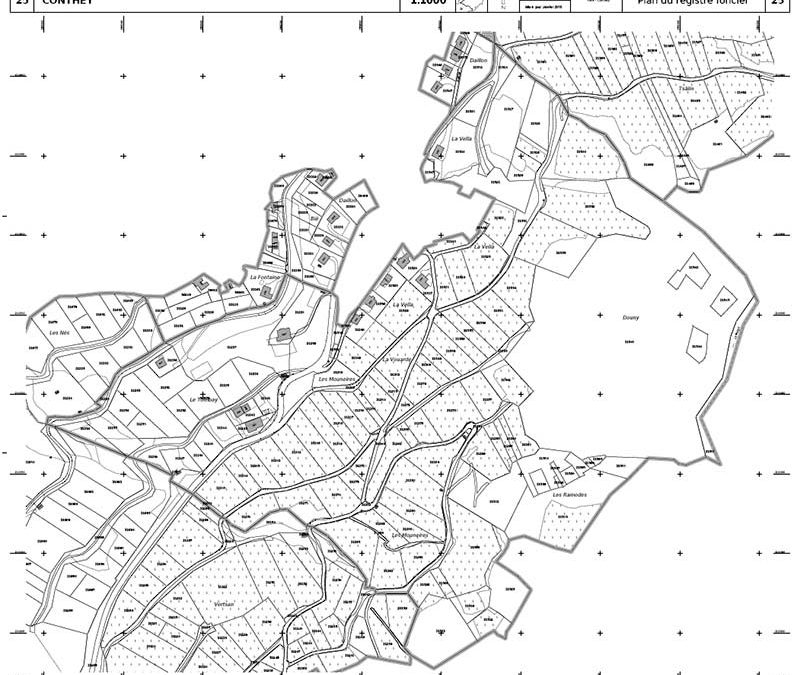 Mensuration (renouvellement) du lot 11R de Conthey